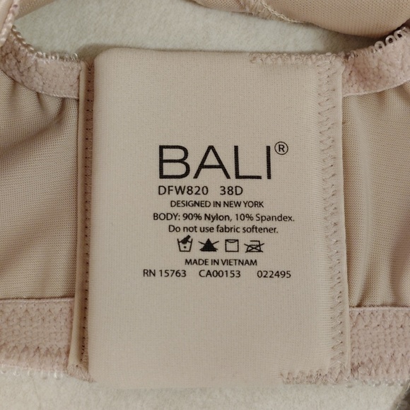 Bali Women's Beige Support Bra - Picture 5 of 5